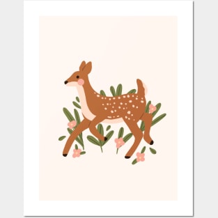 Cute Deer Posters and Art